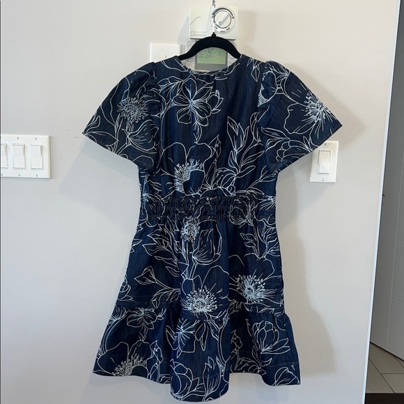 Anthropologie The Somerset Denim Mini Dress NWT - Picture 6 of 8